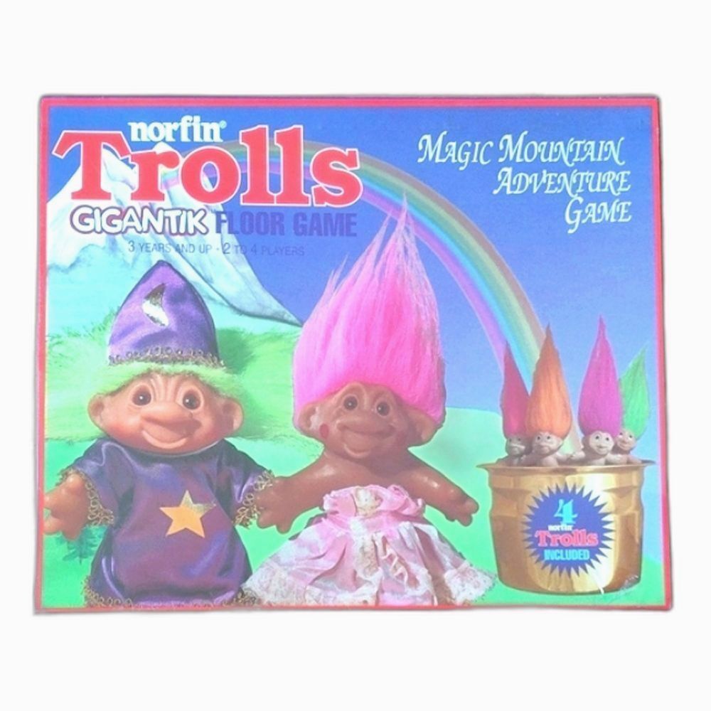 Vintage Norfin Trolls Magic Mountain Adventure Board Game Ages 3+ New